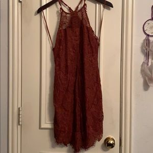 Free people She’s got it lace Mini Dress